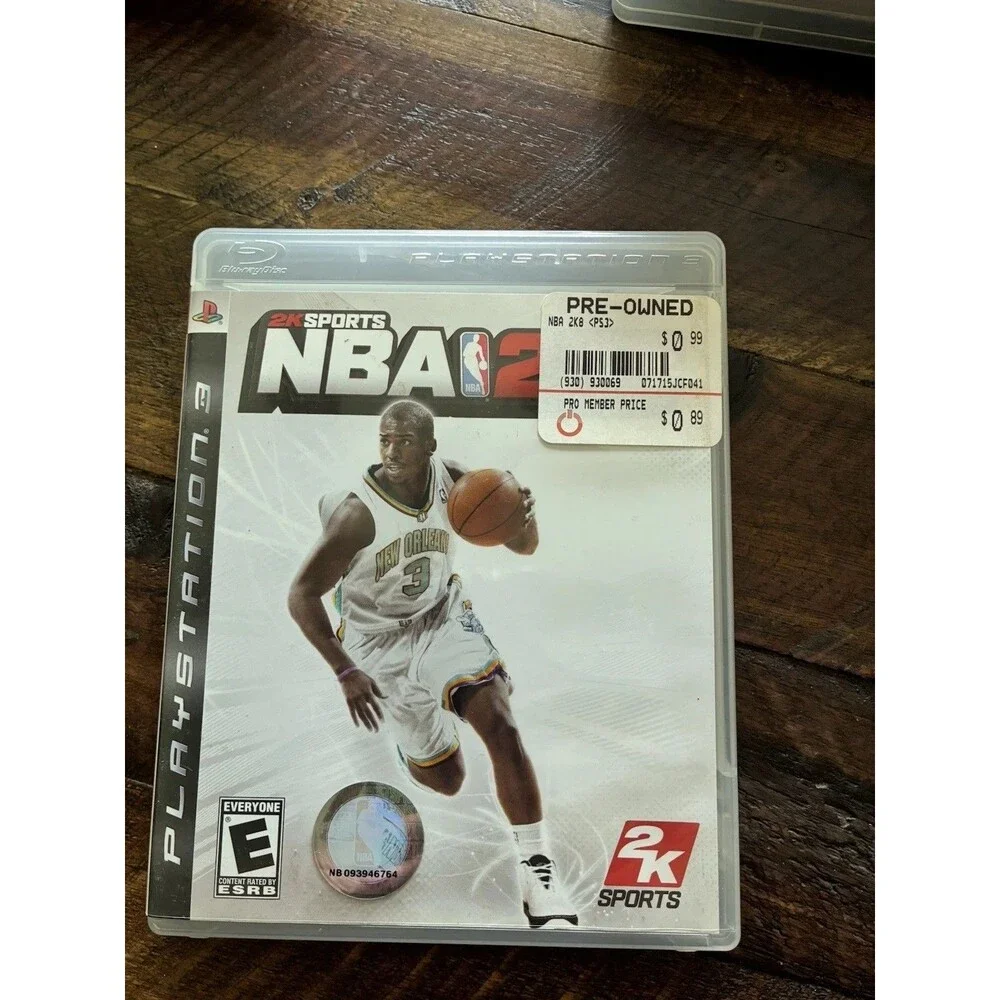 NBA 2K8 Sony PlayStation 3 PS3 Complete w/ Case Tested Works Basketball Game